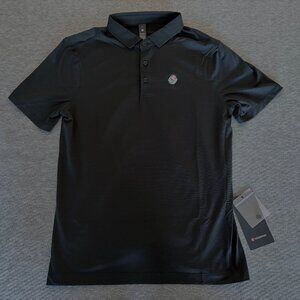 Lululemon Men's Rose Bowl Evolution Polo Shirt Black Medium NWT
